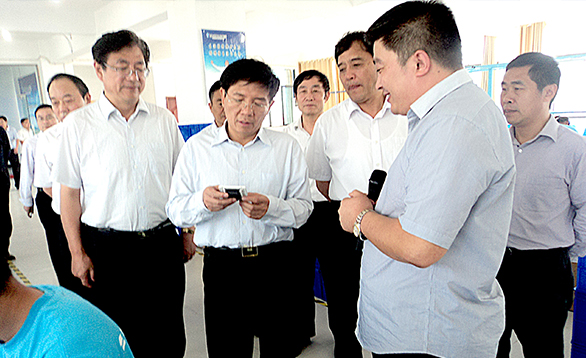 生態(tài)環(huán)境部黨組書記、副部長（原安徽省委副書記）孫金龍蒞臨豪家集團(tuán)視察指導(dǎo)